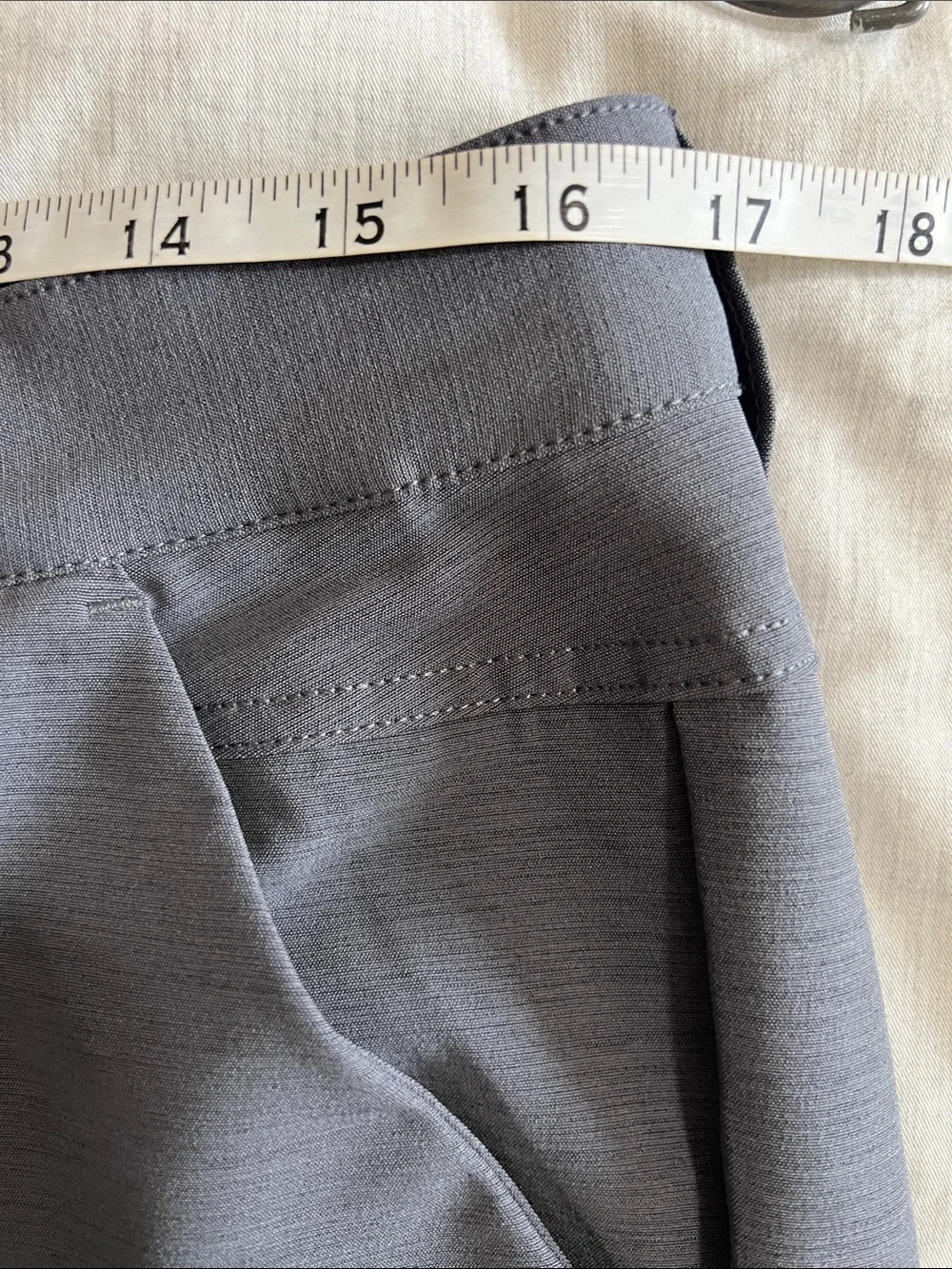 BYLT Pants Mens 34x31 Gray Kinetic 2.0 Slim Stretch Chino Casual Golf Travel - Picture 10 of 10